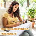 8 Colors Colored Pencils For Adults, Multicolored Pencils For Art Drawing, Coloring, Sketching.