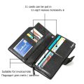 Baellerry Men Wallets Long Style Card Holder Male Purse Zipper Large Capacity Wallet For Men-(Length 7.68 inch)-(Width 4.13 inch) - Wallet For Men - Money Bag For Men - মানি ব্যাগ - Wallet For Men.