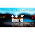 Bike Sticker - Warning Touching This Moto ( Waterproof & Premium quality)/ Sticker Gallery & Gift Shop. 