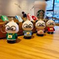 Cartoon Cute Panda Keychain Adorable Animal Keyring Men and Women Kids Bag Pendant Car Key Chain Key Ring Gift for Children. 