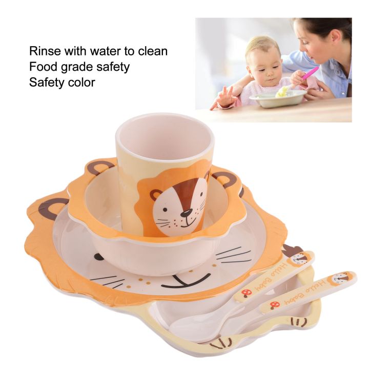 Kids%20Plates%20Set%20Cartoon%20Dishes%20Plates%20Utensils%20Set%20For%20Toddler%20Divided%20Food%20-%20Image%206