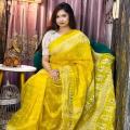 Versatile -Choice and Remark -Exclusive Multicolor Trendy Collection (Basonti Colour Falgun) Saree For Women- Avant-garde. 