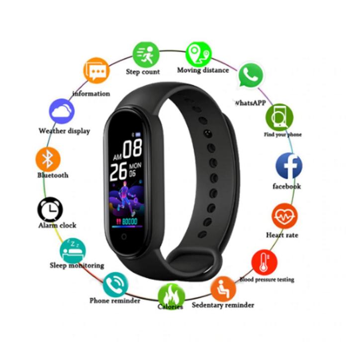 M5%20Smart%20Watches%20Men%20Women%20Heart%20Rate%20Monitor%20Blood%20Pressure%20Fitness%20Tracker%20Smartwatch%20Band%205%20Sport%20Watch%20for%20IOS%20Android%20-%20Image%202