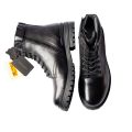 Leather Ankle boots | Biker Long Boots | Leather Black Zipper Boot - premium quality leather fashion boots.