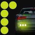 10 pcs x 5cm Round Reflective Sticker Car Bumper Safety Reflective Stickers. 