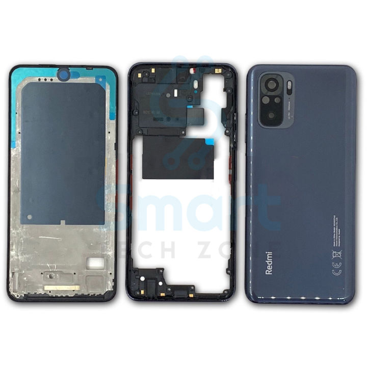 Full Body Housing for Xiaomi Redmi Note 10s (LCD Frame Panel, Middle Frame and Back Panel)