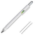 6 in 1 Pens for Men, Multi Tools Pen (Black).