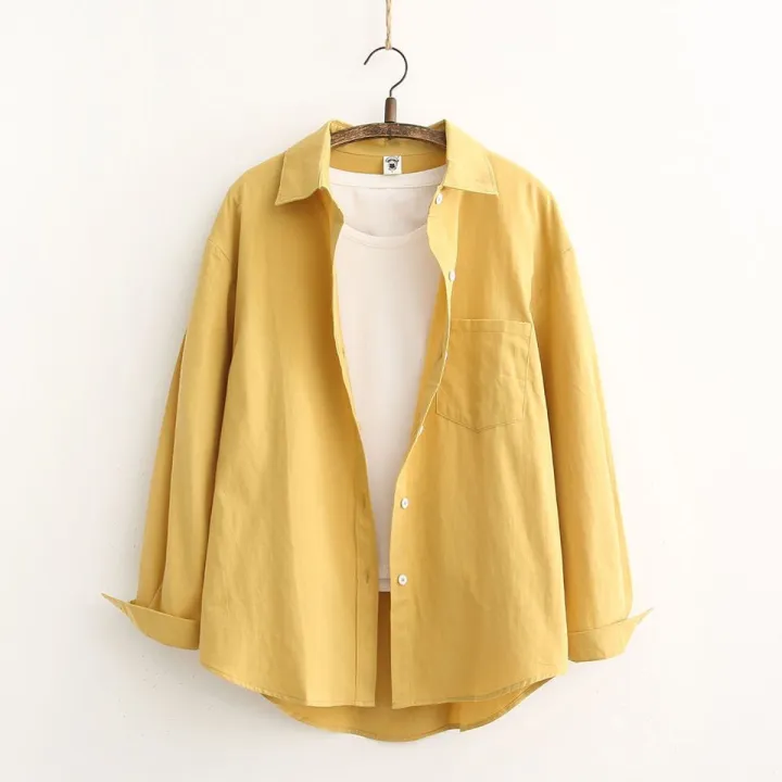 New%20Spring%20Shirt%20Women's%20Solid%20Color%20All-Match%20Elegant%20Shirt%20Long%20Sleeve%20Outer%20Tower%20Coat%20Casual%20Spring%20Fashionable%20Top%20-%20Image%204