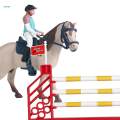 3x Equestrian Toy Set with Horse Horseman and Fence and Girls Kids. 