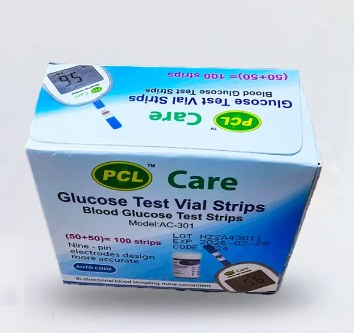 PCL%20Care%20Glucose%20Test%20Strips%2050+50%20=%20100%20Strips%20-%20Image%203
