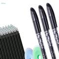 3 Pieces Erasable Pens Extra Fine Point 0.5mm for Office Supplies.