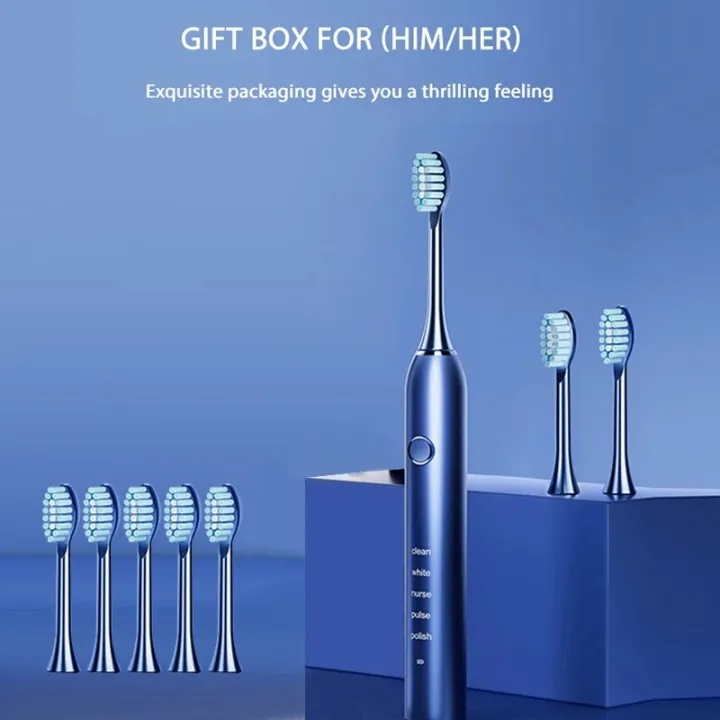 GeZhou%20310%20sonic%20electric%20toothbrush%20Adult%20automatic%20toothbrush%20Rechargeable%20With%203%20heads%20replacement%20IPX67%20Tooth%20Brush%20-%20Image%204