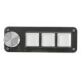 Gaming Keyboard, Mini Keypad Portable 3 Key White for Laboratory.