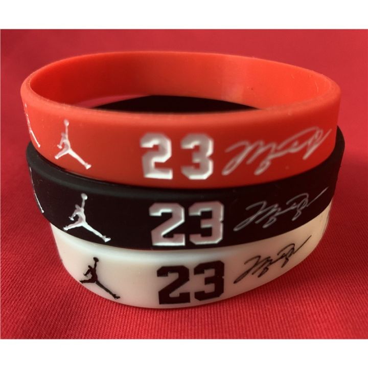 NBA Bracelet AJ Jordan Commemorative Edition Luminous Basketball Bracelet Sports Basketball Wristband Men's and Women's Fans Wristband