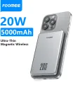 FOOMEE AM05 5000mAh Ultra-Thin Magnetic Wireless Power Bank.