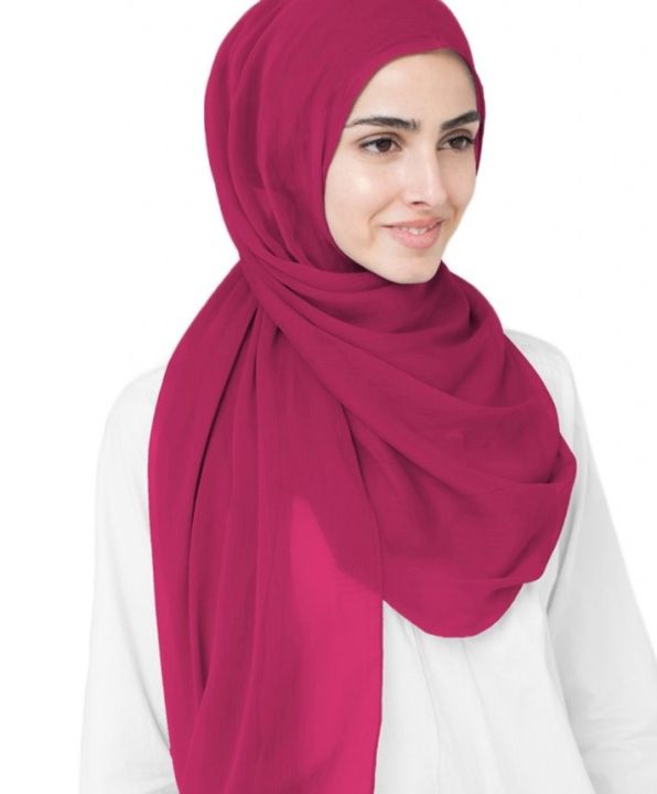 Chiffon Jorjet Georgette Hijab China Comfortable Soft Fabric Hijab