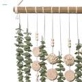 Artificial Eucalyptus Wall Hanging Decor Boho Wall Decor for Hallway Bedroom.