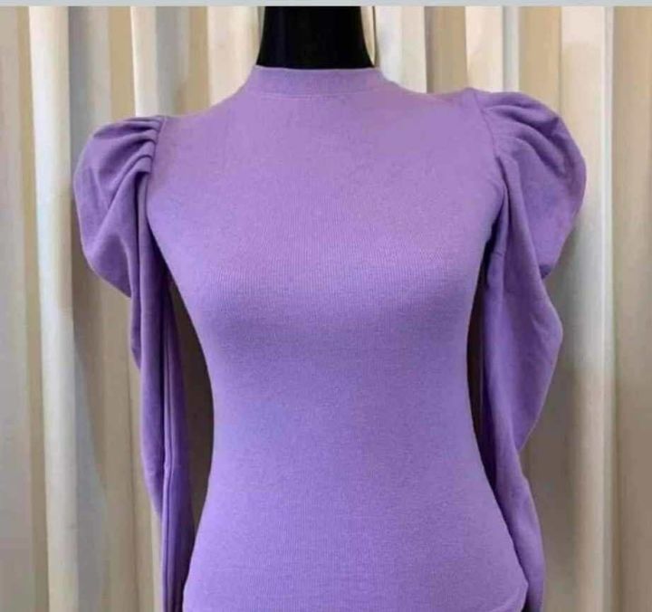 Full body full sleeve crop top blouse for womens and girls.