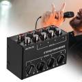 Mini Audio Mixer Portable Passive Mixer for Live and Studio CD Player Tablet.
