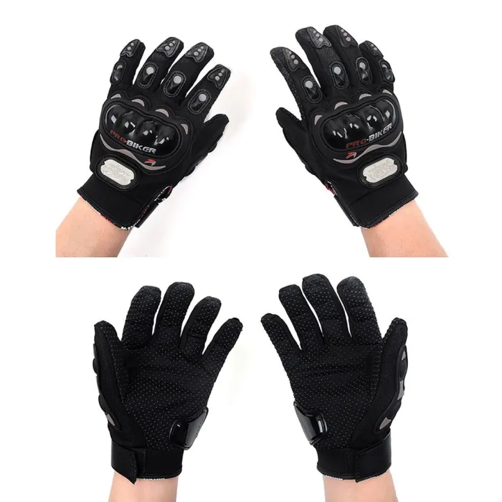 Leather Gloves Pro Biker Hand Gloves Pro Biker Hand Gloves