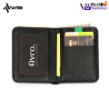 Avro Men's Soft PU Leather Business Wallet Multi-Card Slot With ID Holder Solid Color Travel Money Bag For Men. 