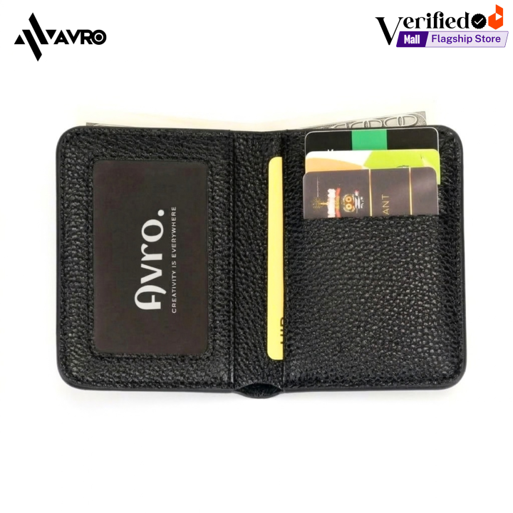 Avro%20Men's%20Soft%20PU%20Leather%20Business%20Wallet%20Multi-Card%20Slot%20With%20ID%20Holder%20Solid%20Color%20Travel%20Money%20Bag%20For%20Men%20-%20Image%206