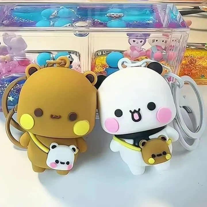 Cartoon%20Yier%20Panda%20Keychain%20Bubu%20Dudu%20Doll%20Anime%20Figure%20Pendant%20-%20Image%202