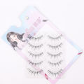 Mou Lai Ya Little Devil False Eyelashes, One Piece Natural Style, Transparent and Hard Stem, Thick Eyelash. 