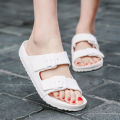 White Slippers Men's Summer Outdoor Outdoor Couple Student Lightweight Non-Slip Sandals Outdoor Beach Sandals Women's Fashion. 