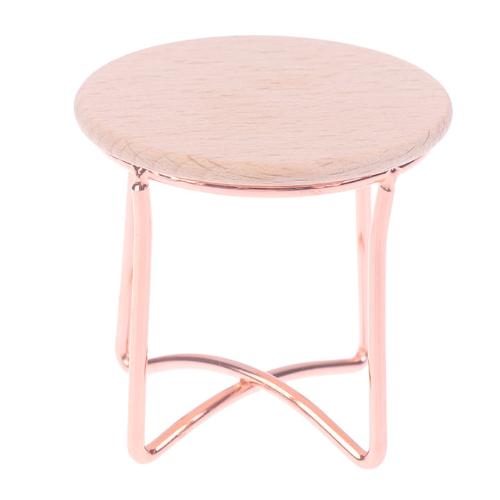 1:12%20Dollhouse%20Miniature%20Coffee%20Table%20Iron%20Round%20Dining%20Table%20Desk%20Model%20Toys%20Layor%20-%20Image%206