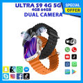 S9 ULTRA 5G Android Smartwatch Dual Camera Wifi Sim Supported 4GB Ram 64GB Storage Play Store Youtube Facebook Whatsapp Tiktok. 