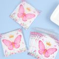 50Pcs Pink Butterfly Loot Bags Party Plastic Goodie Bags Boho Candy Gift Bag Birthday Wedding Party Decor Candy Boxes Party Supplies Loot Bags For Birthday Packaging Plastic Bag. 