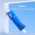 SC Male To LC Female Single Mode Fiber Optic Hybrid Optical Adaptor Converter. 