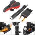 Durable Adjustable Electric Scooter Seat Saddle For Xiaomi M365 Scooter Black Red. 