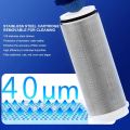 Stainless Steel Water Clean Filtering Anti-scaling Universal Faucet Filters Spray Head for Household Bathroom Shower Accessories.