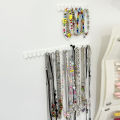 【Limited edition】 9Pcs/Set Adhesive Paste Wall Hanger Storage Jewelry Display Jewelry Hooks Holder Storage Organizer Earring Ring Necklace Hanger Luyo. 