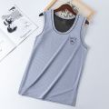 Mens Underwear Sleeveless TaTop Solid Muscle Vest Undershirts O-neck Srt T-shirt men's vest bodybuilding Men's tatop. 