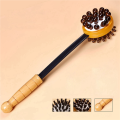 2X Back Knock Massage Handheld Round Head Back Pounding Massage Hammer Relieve Stress and Fatigue Meridian Massage. 