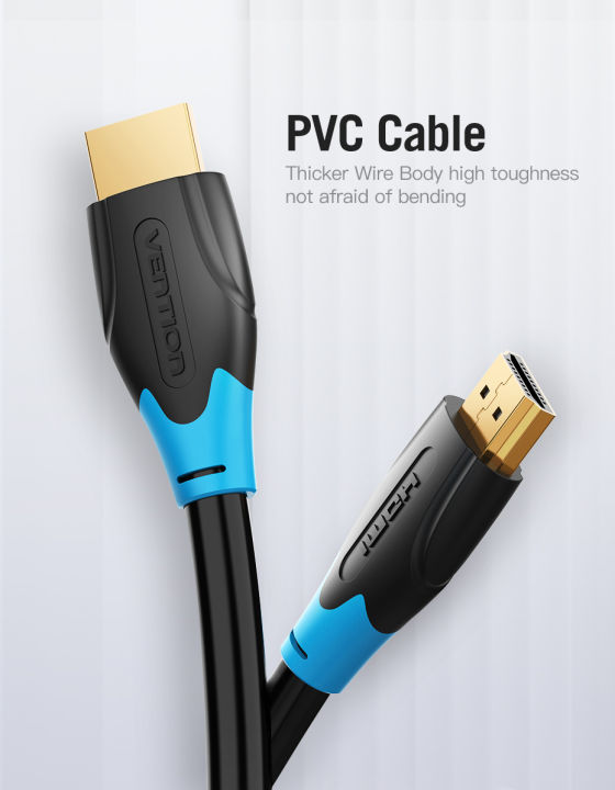Vention%20Flat%202M%20(Black%204k,%20Ultral%20High%20Speed%20Male%20to%20Male%20HDMI)%20HDMI%20Cable%20-%20Image%204