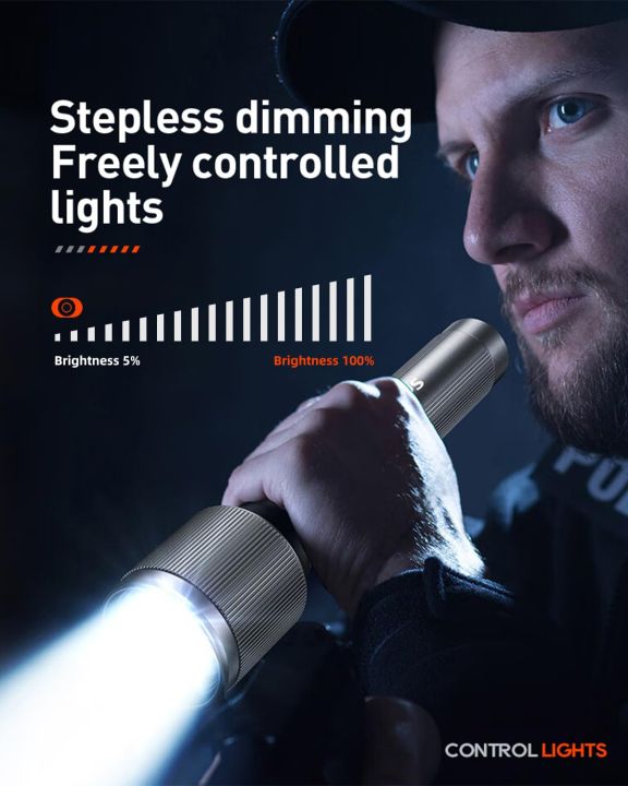 PHILIPS%2024W%20Zoomable%20LED%20Flashlight%20Torch%201100LM,%203000mAh%20Rechargeable%20Torch%20Light,%20Aluminum%20Alloy%20Handheld%20Flash%20Light%20for%20Home,%20Camping,%20Hiking,%20Emergency%20-%20Image%204