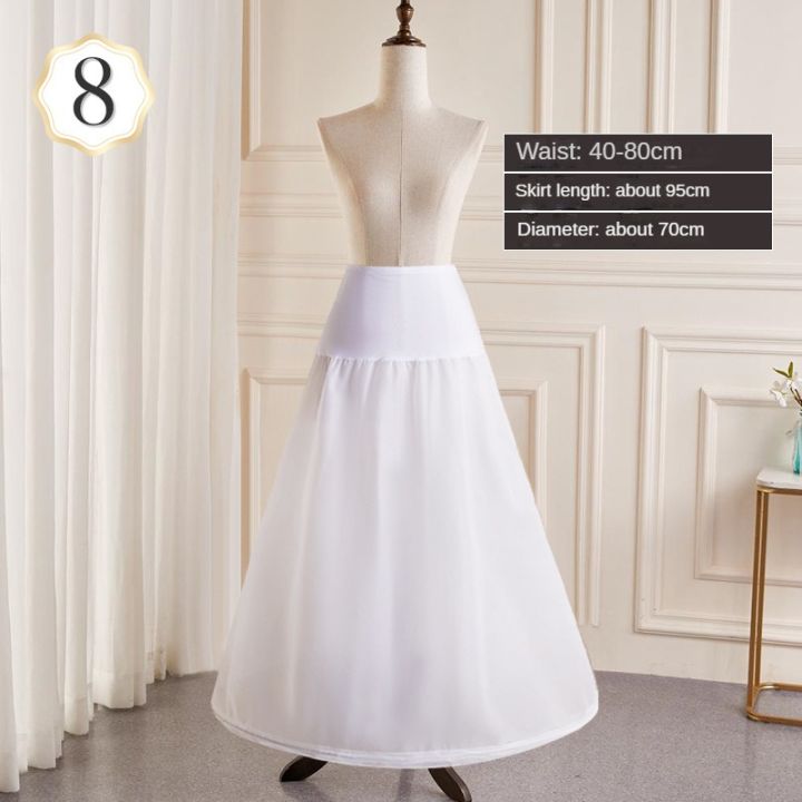 6-Hoops%20Underskirt%20Women%20Petticoat%20Wedding%20Dress%20Pleated%20Crinoline%20White%20a%20Line%C2%A0Floor%20Length%20Under%20Skirt%20Cancan%20Pettidresses%20-%20Image%205
