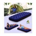 Flocked Single Air Bed Camping Mattress 30"*75"*10" inch. 