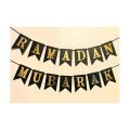 Ramadan Mubarak & Eid Mubarak Card Banner For Ramadan & Eid Decoration and Celebration.