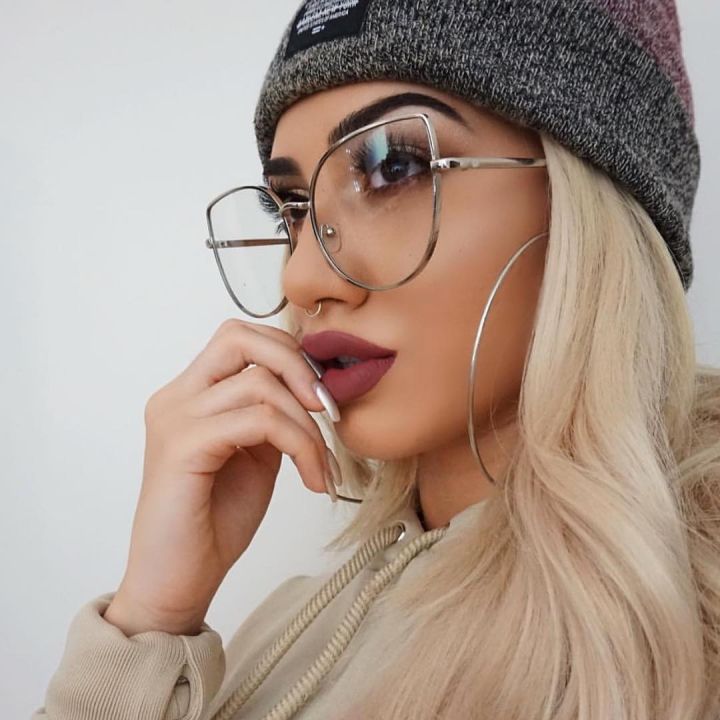 Rose%20Gold%20Fashion%20Metal%20Frame%20Lady%20UV400%20Mirror%20Gothic%20Sun%20Glasses%202023%20New%20Women%20Cat%20eye%20Brand%20Designer%20Sunglasses%20FeMale%20-%20Image%205