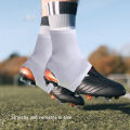 1 Pair Spike Foot Covers Super Soft High Elastic Slip Resistant Solid Color Spats Football Cleat Covers Sports Accessories Eatop. 