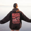 Ocean Beach Hoodie Aesthetic Hoodie Tumblr Sweatshirt CA Surf Tee Trendy Oversized Hoodie Coconut Hoodie Unisex Aesthetic Tops. 