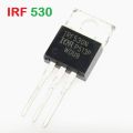IRF530PBF IRF530 IRF 530 100V 14A 79W TO-220 N-Channel Power MOSFET 3 Pin IC Power Transistor Field Effect MOSFET IC Electronic Components Electrical Circuitry & Parts. 