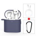 (COD)3 PCS For Xiaomi Air 3 in 1 Earphone Silicone Protective Case + Anti-lost Rope + Hook Set.