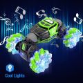 RC Stunt Car 4WD Watch Gesture Sensor Control Deformable Electric Car All-Terrain Transformable Car Auto-demo for Kids Christmas Gift W/ LED Light Music. 