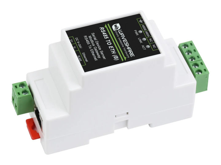 Waveshare%20Industrial%20serial%20server,%20RS485%20to%20RJ45%20Ethernet,%20TCP/IP%20to%20serial,%20rail-mount%20support,%20with%20POE%20function(optional)%20-%20Image%204
